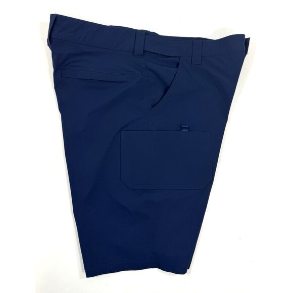 Palmyth Mens Cargo Shorts Size 2XL Performance Fishing Outdoors Utility Navy - Picture 4 of 14